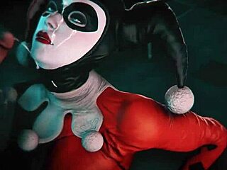 Livecam compilation featuring the stunning Harley Quinn in a striptease
