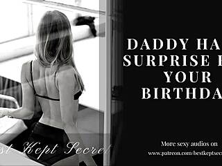 Očetov rojstni dan presenečenje je vezano in draži dekle