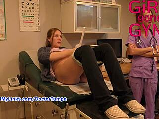 Nikmati pengalaman klinis perawat baru dalam video telanjang di balik layar ini dari Girlsgonegyno com