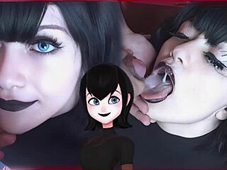 Mavis Draculas verführerische Cosplay-Show mit süßen Leckereien