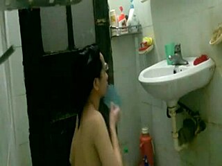 Shower Fun with a Hidden Asian Star