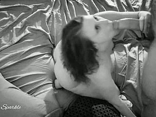 Amateur couple enjoys a wild doggystyle session with big cock