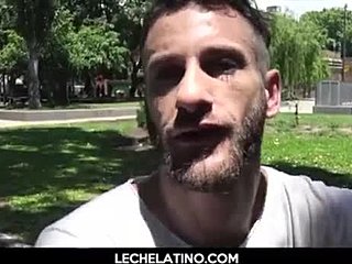 Amateur Latino Hunk Gives a Raw Blowjob in Public Bareback Video