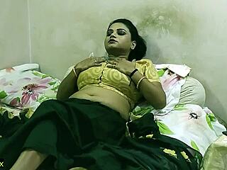 Indian housewife enjoys sex in saree with handsome desi boy
