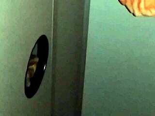 Homemade gloryhole video featuring a bisexual guy and his wife