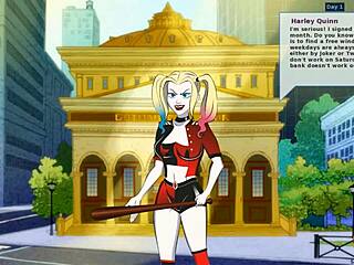 Pelatih hentai Harley Quinn, seorang gadis kartun, menjadi tumpuan utama