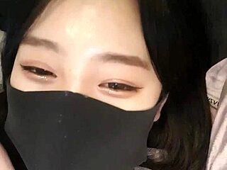 Asian amateur gives a mind-blowing blowjob on webcam