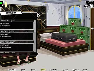 Visual novel gameplay with role playing elements