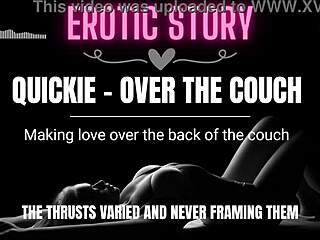 Lesbische Teens Over-the-Couch-Begegnung in erotischer Audiogeschichte