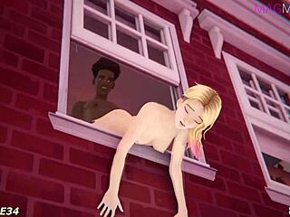 Kompilácia 3D Hentai animácií s Gwen Stacy a Spider Woman