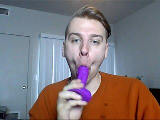 POV blowjob with a twist: Sucking and playing with toys