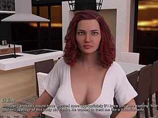 Seductive encounter with a provocative mother-in-law in 3D